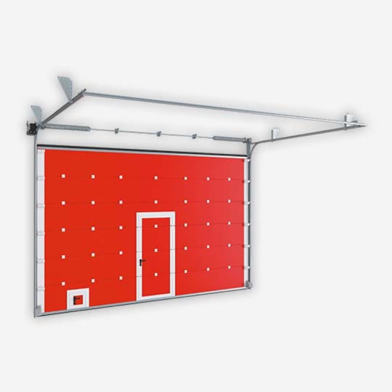 Секционные противопожарные ворота